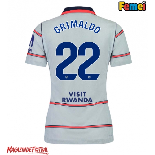 Atletico Madrid Alejandro Grimaldo #22 Tricou Fotbal Replică 2026-27 Femei Treilea Atletico Madrid Alejandro Grimaldo #22 Tricou Fotbal Replică 2026-27 Femei Treilea